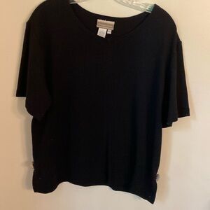 Coldwater Creek Black Tee